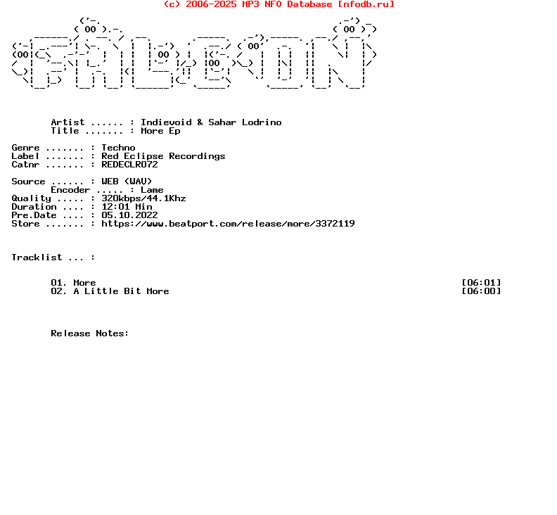 Indievoid_And_Sahar_Lodrino-More_Ep-(REDECLR072)-WEB-2021-FALCON