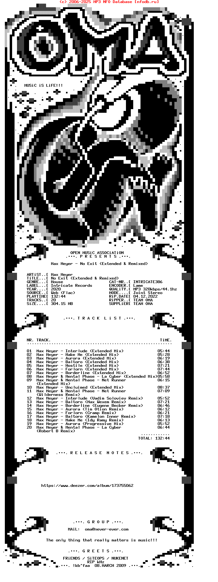 Max_Meyer--No_Exit_(EXTENDED_AND_REMIXED)-(INTRICATE386)-WEB-2020-OMA