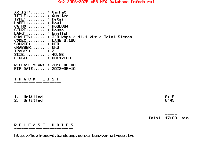 Varhat-Quattro-(HOWL004)-WEB-2016