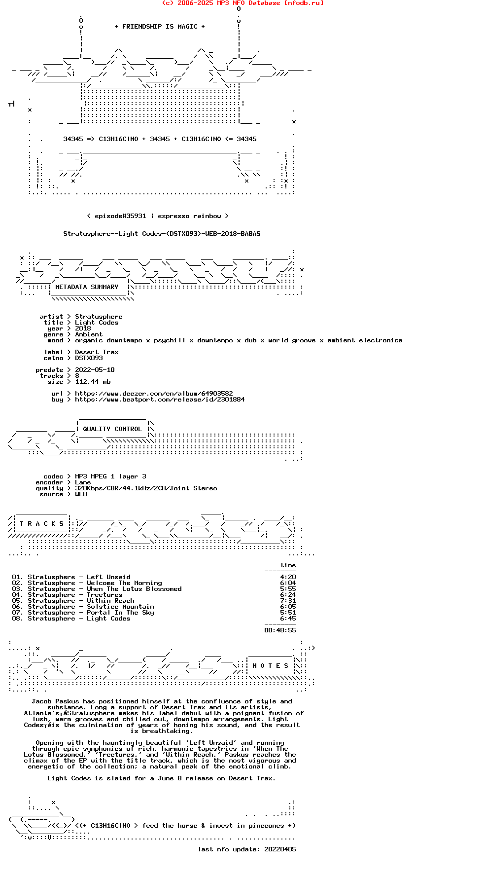 Stratusphere--Light_Codes-(DSTX093)-WEB-2018-BABAS