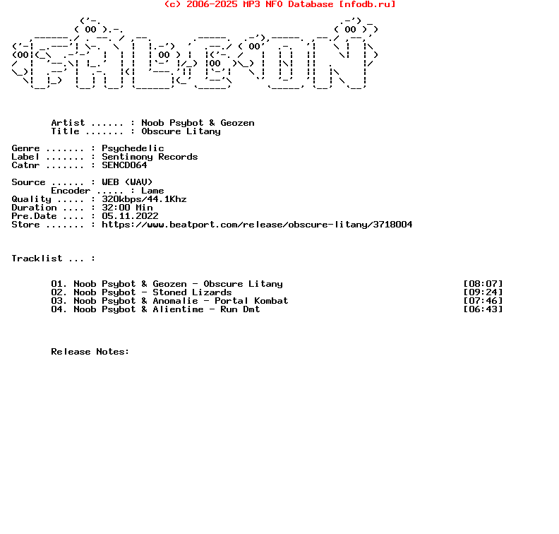 Noob_Psybot_And_Geozen-Obscure_Litany-(SENCD064)-WEB-2022-FALCON