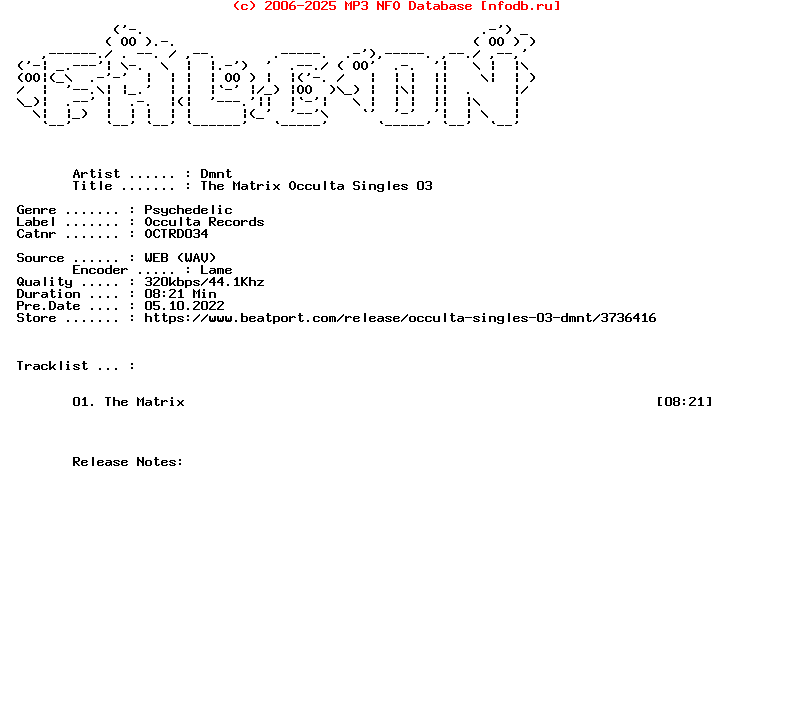 Dmnt-The_Matrix_Occulta_Singles_03-(OCTRD034)-Single-WEB-2022-FALCON