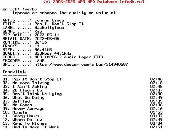 Johnny_Cinco-Pop_It_Dont_Stop_It-WEB-2022