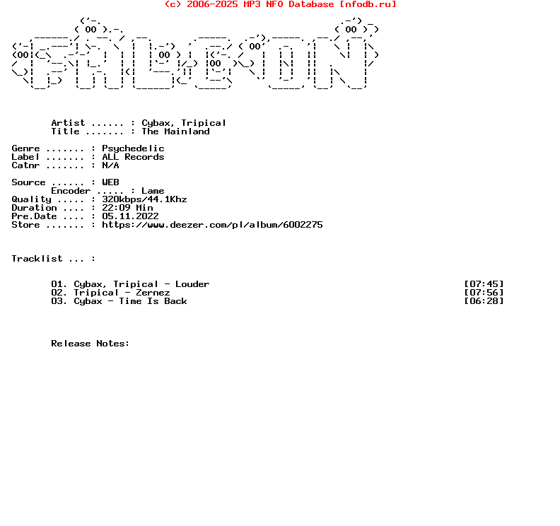Cybax_Tripical-The_Mainland-WEB-2012-FALCON