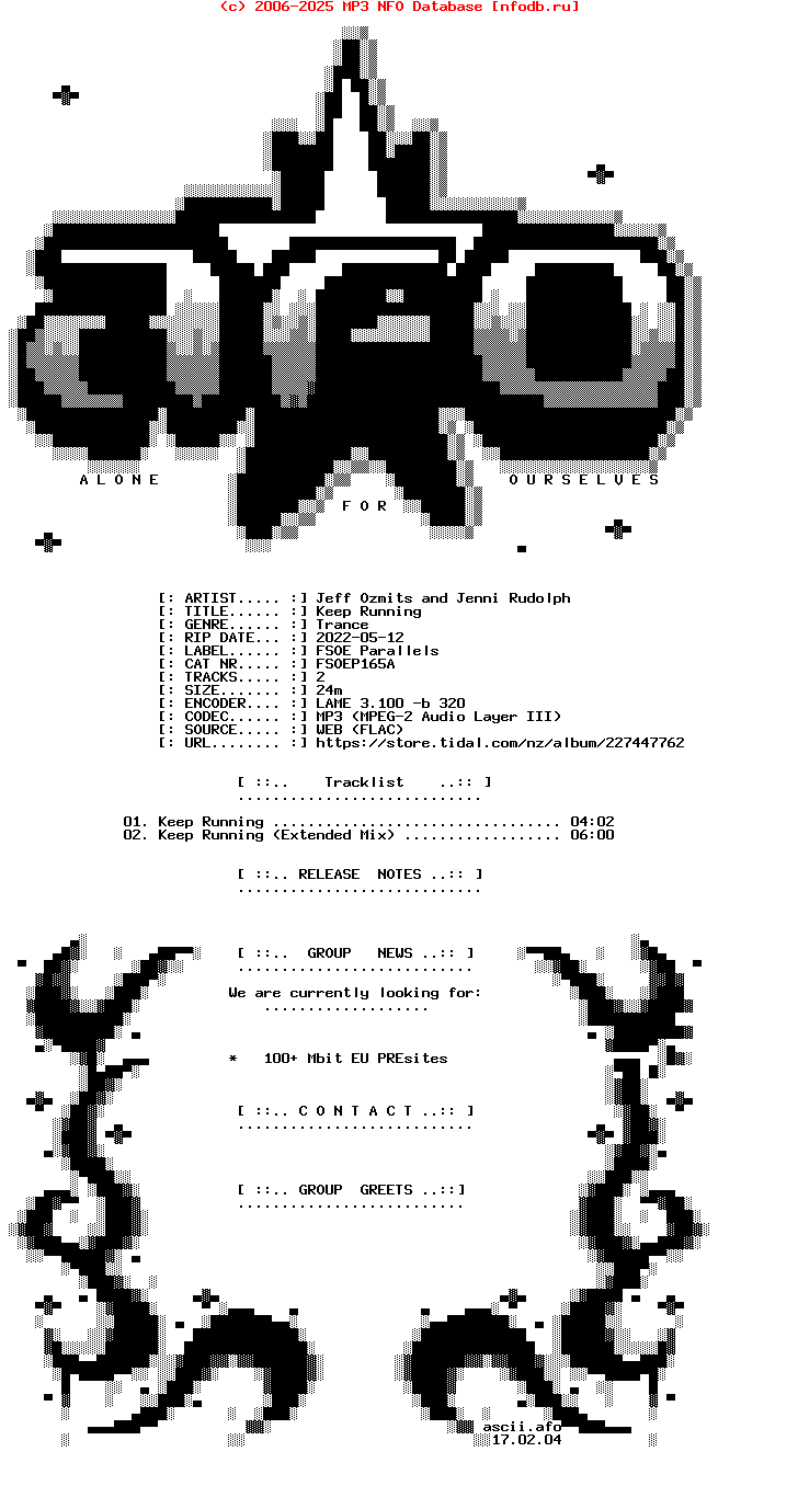 Jeff_Ozmits_And_Jenni_Rudolph-Keep_Running-(FSOEP165A)-WEB-2022