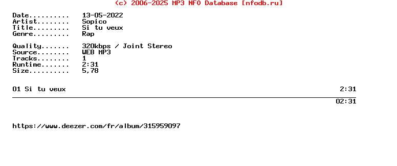 Sopico-Si_Tu_Veux-Single-WEB-FR-2022
