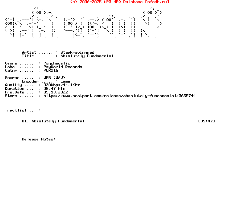 Staakravingmad-Absolutely_Fundamental-(PWR216)-Single-WEB-2022-FALCON