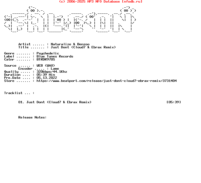 Naturalize_And_Benzoo-Just_Dont_Cloud7_And_Ebrax_Remix-(BTRDR970S)-Single-WEB-2022-FALCON