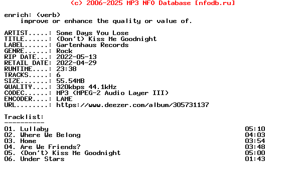 Some_Days_You_Lose-(DONT)_Kiss_Me_Goodnight-EP-WEB-2022