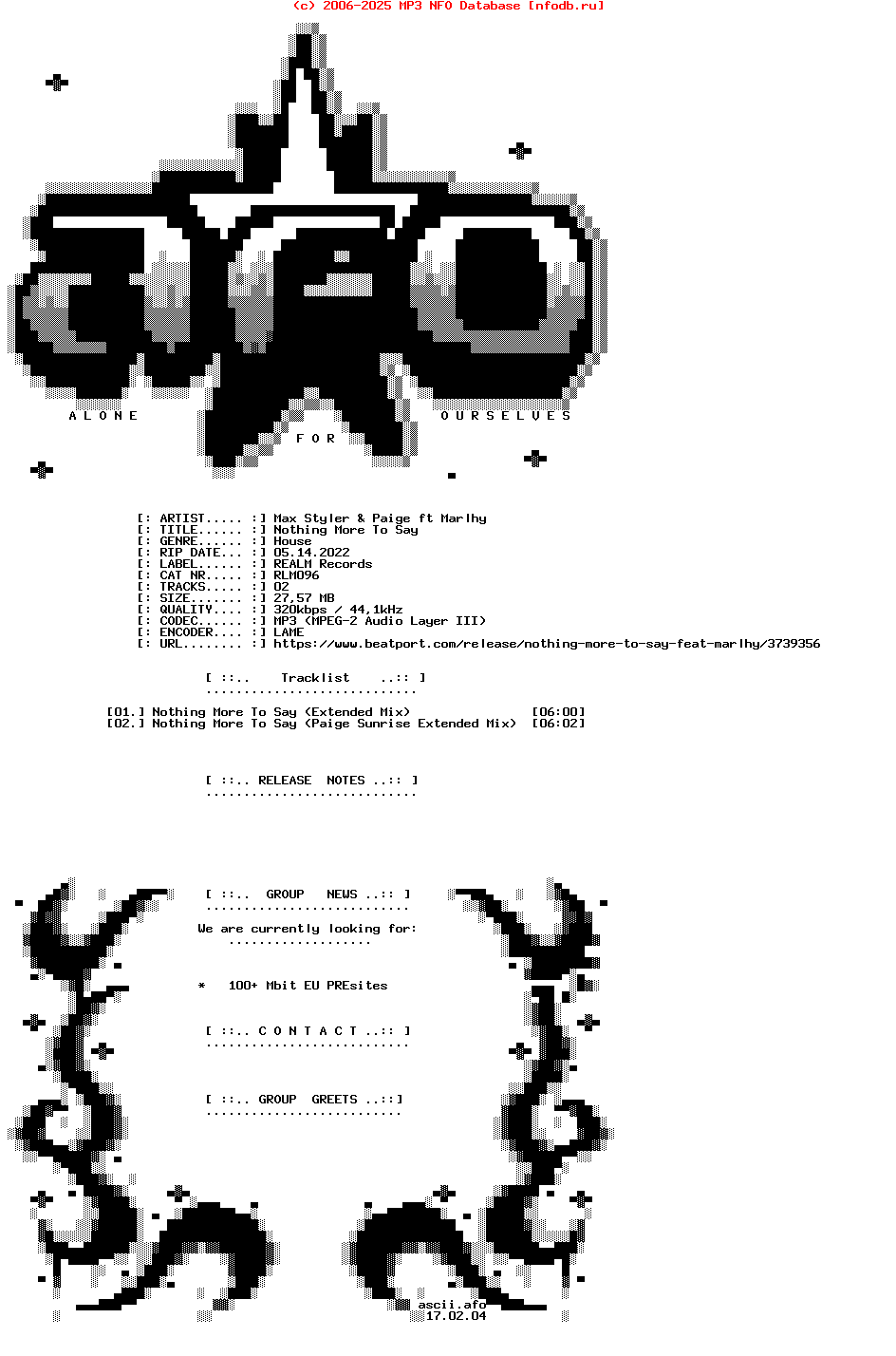 Max_Styler_And_Paige_Ft_Marlhy-Nothing_More_To_Say-(RLM096)-WEB-2022