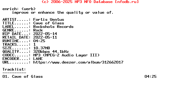 Fortis_Ventus-Cave_Of_Glass-Single-WEB-2022