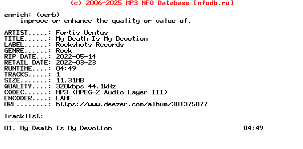 Fortis_Ventus-My_Death_Is_My_Devotion-Single-WEB-2022