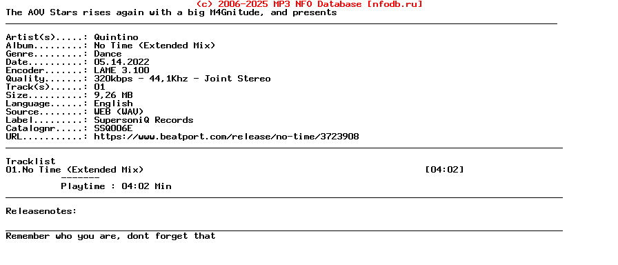 Quintino-No_Time_(EXTENDED_MIX)-(SSQ006E)-Single-WEB-2022