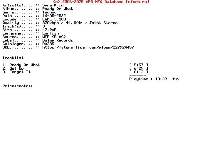 Sara_Krin-Ready_Or_What-Dm335-WEB-2022