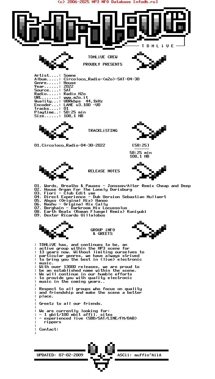 Somne-Circoloco_Radio-(M2O)-SAT-04-30-2022-TDMLiVE