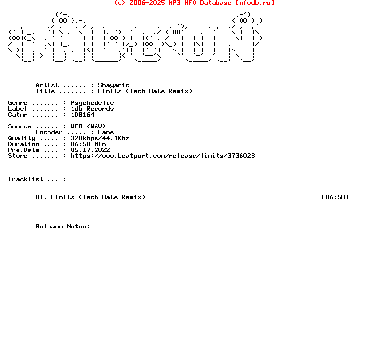 Shayanic-Limits_Tech_Mate_Remix-(1DB164)-Single-WEB-2022-FALCON