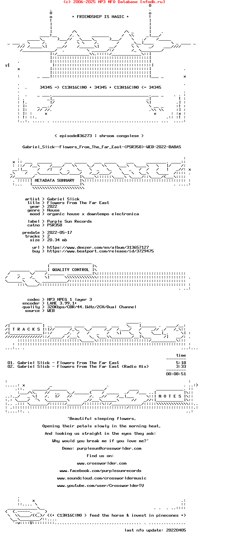 Gabriel_Slick--Flowers_From_The_Far_East-(PSR358)-WEB-2022-BABAS