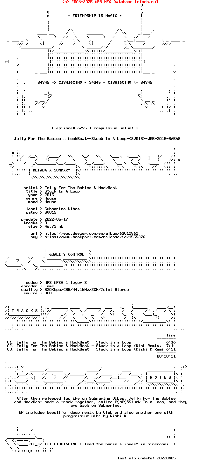 Jelly_For_The_Babies_X_Mockbeat--Stuck_In_A_Loop-(SV015)-WEB-2015-BABAS