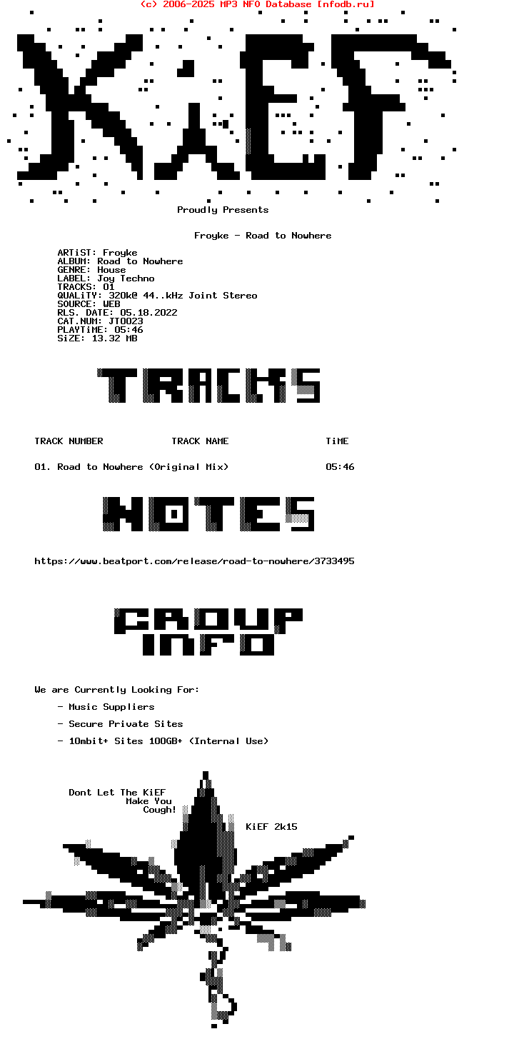 Froyke-Road_To_Nowhere-(JT0023)-Single-WEB-2022