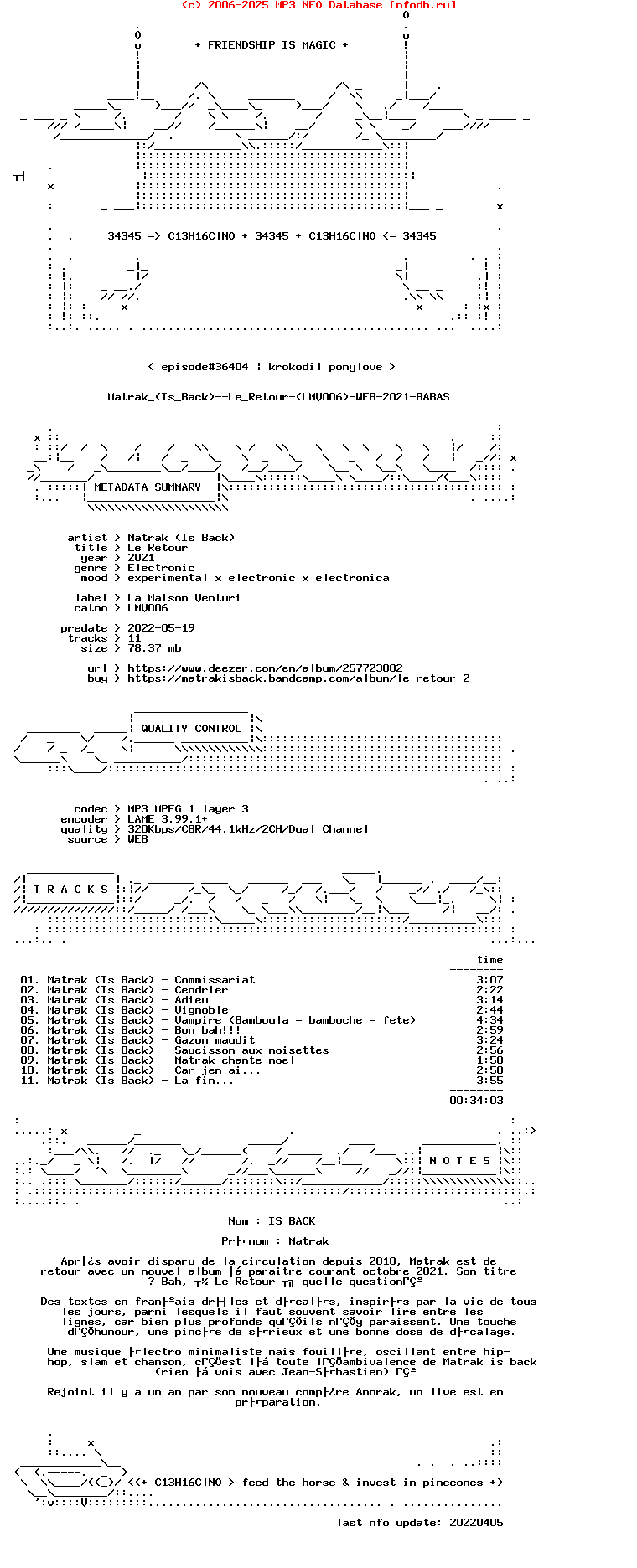 Matrak_(IS_BACK)--Le_Retour-(LMV006)-WEB-2021-BABAS