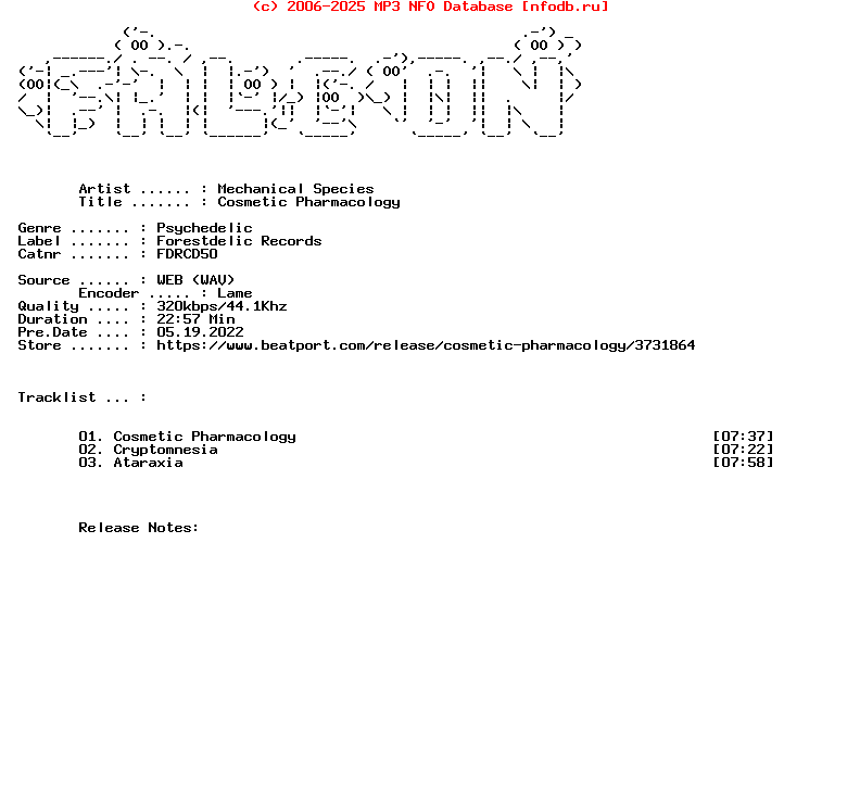 Mechanical_Species-Cosmetic_Pharmacology-(FDRCD50)-WEB-2022-FALCON