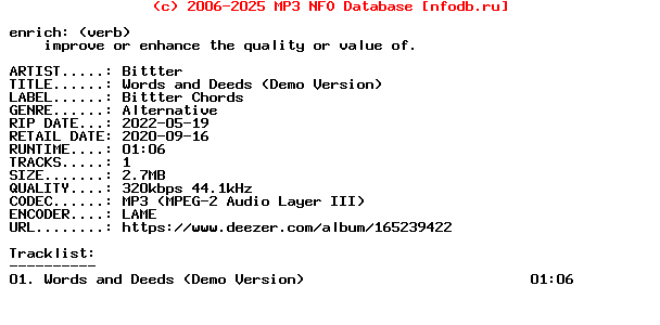 Bittter-Words_And_Deeds_(DEMO_VERSION)-Single-WEB-2020