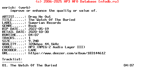 Drag_Me_Out-The_Watch_Of_The_Buried-Single-WEB-2020
