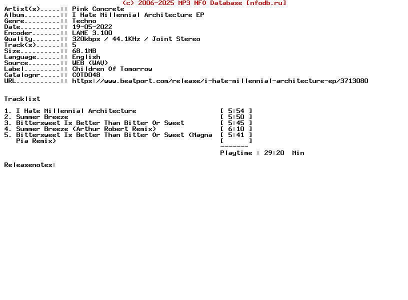 Pink_Concrete-I_Hate_Millennial_Architecture_Ep-Cotd048-WEB-2022