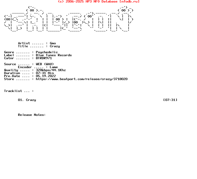 Gmo-Crazy-(BTRDR971)-Single-WEB-2022-FALCON