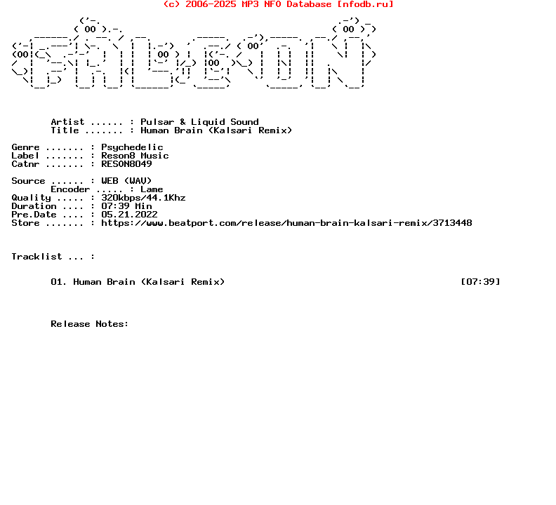 Pulsar_And_Liquid_Sound-Human_Brain_Kalsari_Remix-(RESON8049)-Single-WEB-2022-FALCON