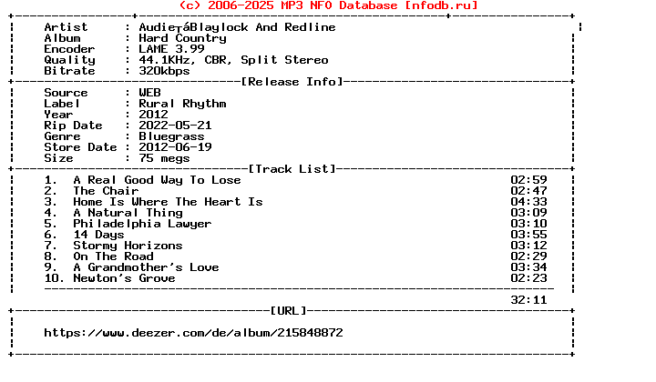 Audie_Blaylock_And_Redline-Hard_Country-WEB-2012-Terse