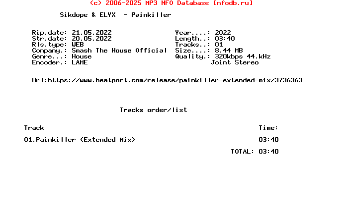 Sikdope_And_Elyx_-_Painkiller-(STH395BP)-Single-WEB-2022