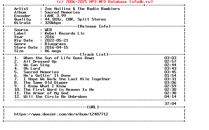 Joe_Mullins_And_The_Radio_Ramblers-Sacred_Memories-WEB-2016-Terse