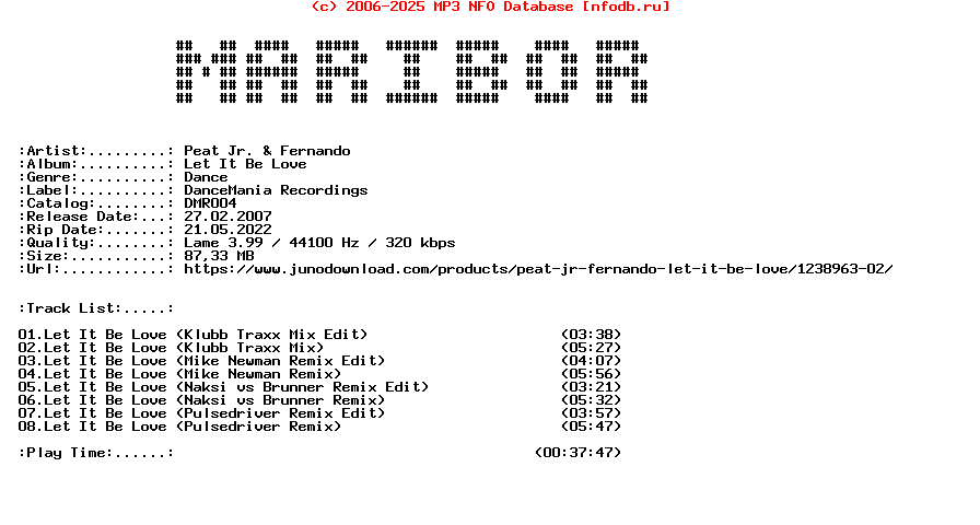 Peat_Jr._And_Fernando_-_Let_It_Be_Love-(DMR004)-WEB-2007-Maribor
