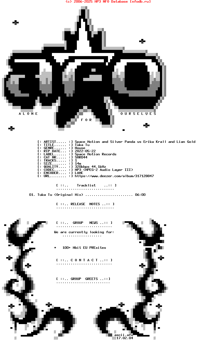 Space_Motion_And_Silver_Panda_Vs_Erika_Krall_And_Lian_Gold-Tuka_Tu-(SMR044)-Single-WEB-2022
