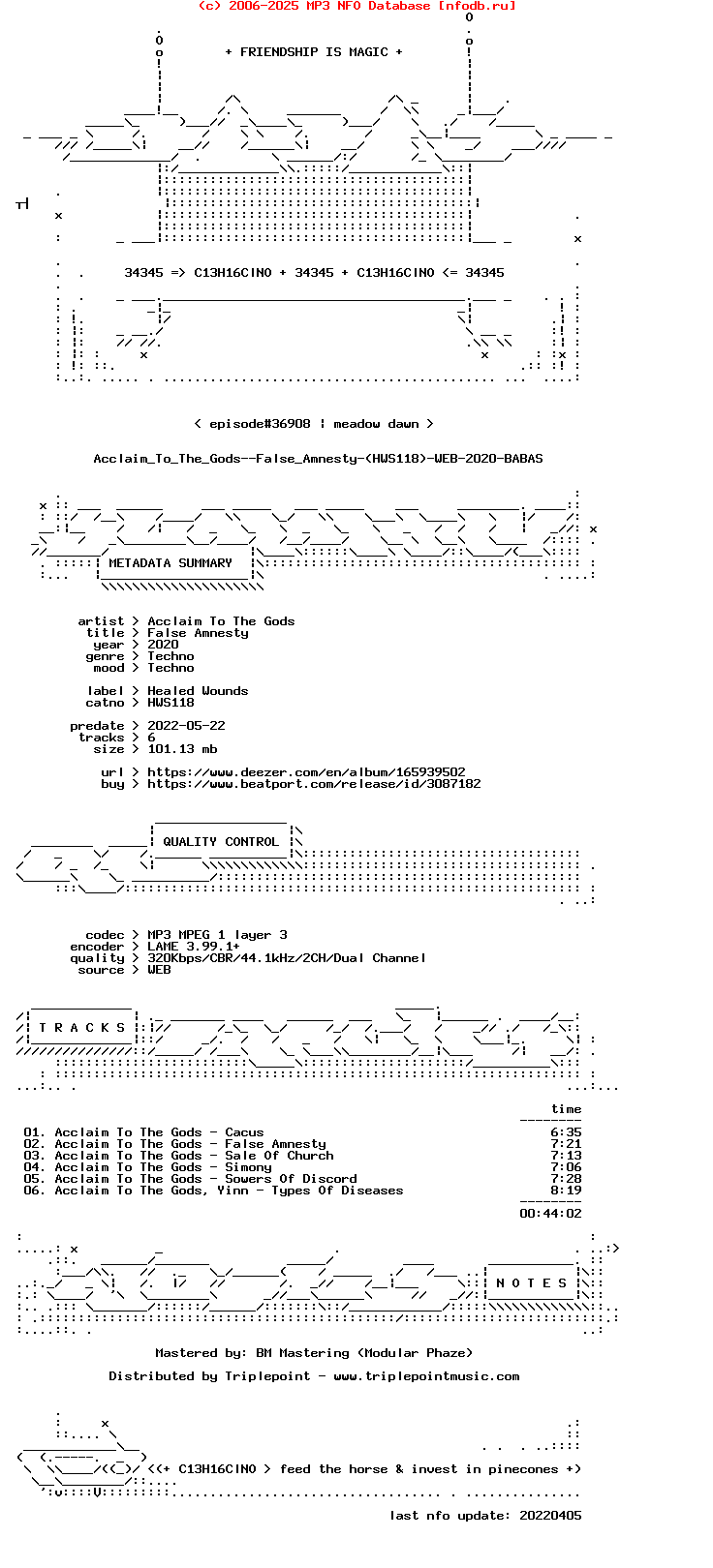 Acclaim_To_The_Gods--False_Amnesty-(HWS118)-WEB-2020-BABAS