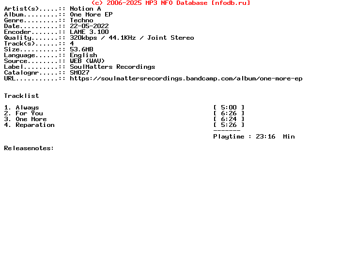 Notion_A-One_More_Ep-Sm027-WEB-2022