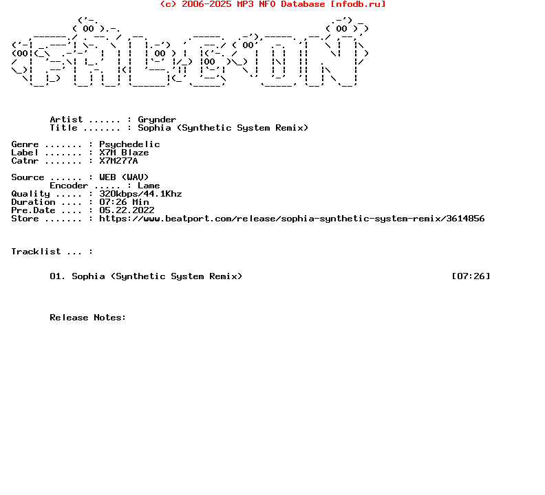 Grynder-Sophia_Synthetic_System_Remix-(X7M277A)-Single-WEB-2022-FALCON