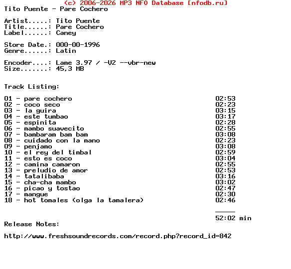 Tito_Puente-Pare_Cochero-(REISSUE)-1996