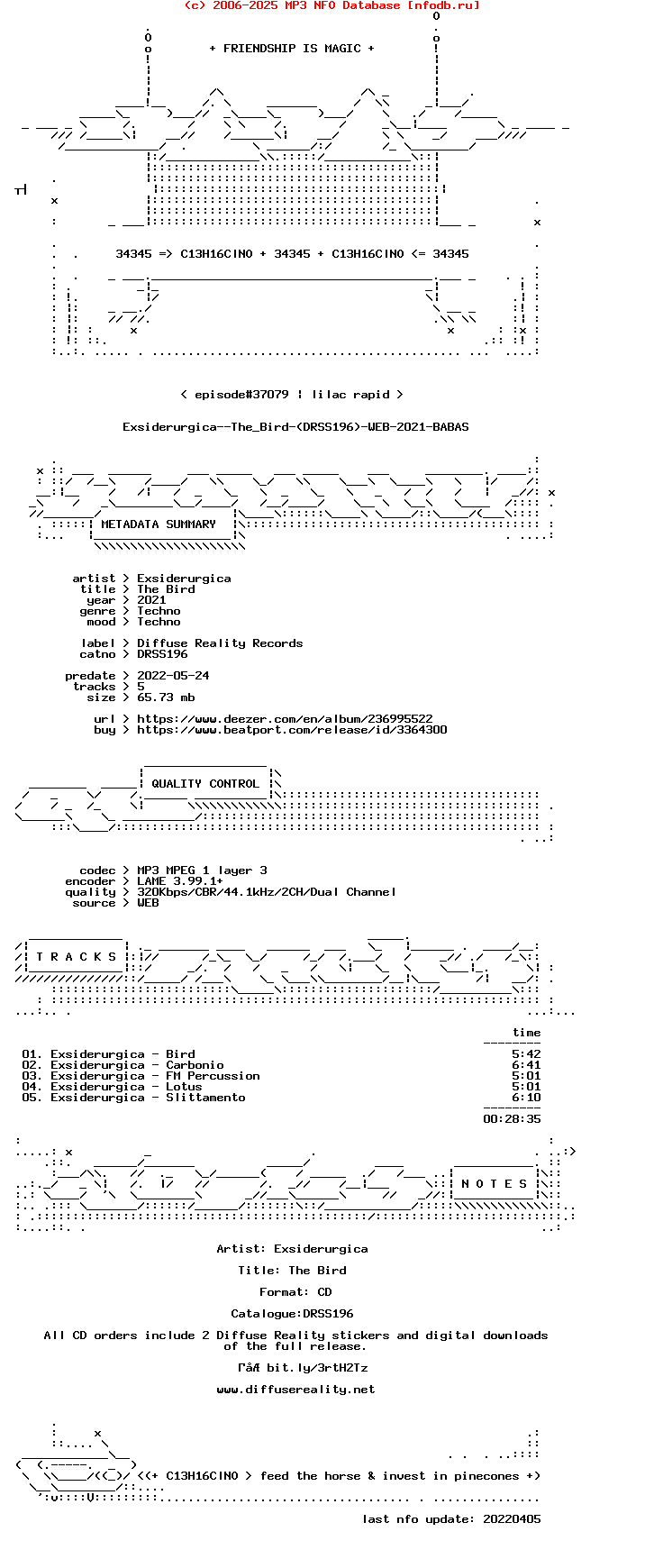 Exsiderurgica--The_Bird-(DRSS196)-WEB-2021-BABAS