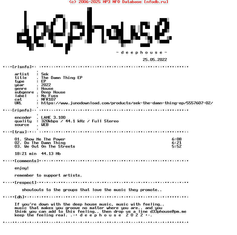 Sek--The_Damn_Thing_Ep-(NFR107)-WEB-2022-dh