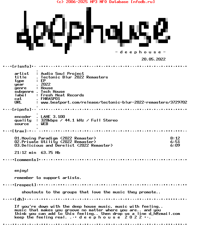 Audio_Soul_Project--Tectonic_Blur_2022_Remasters-(FMRASP01)-WEB-2022-dh