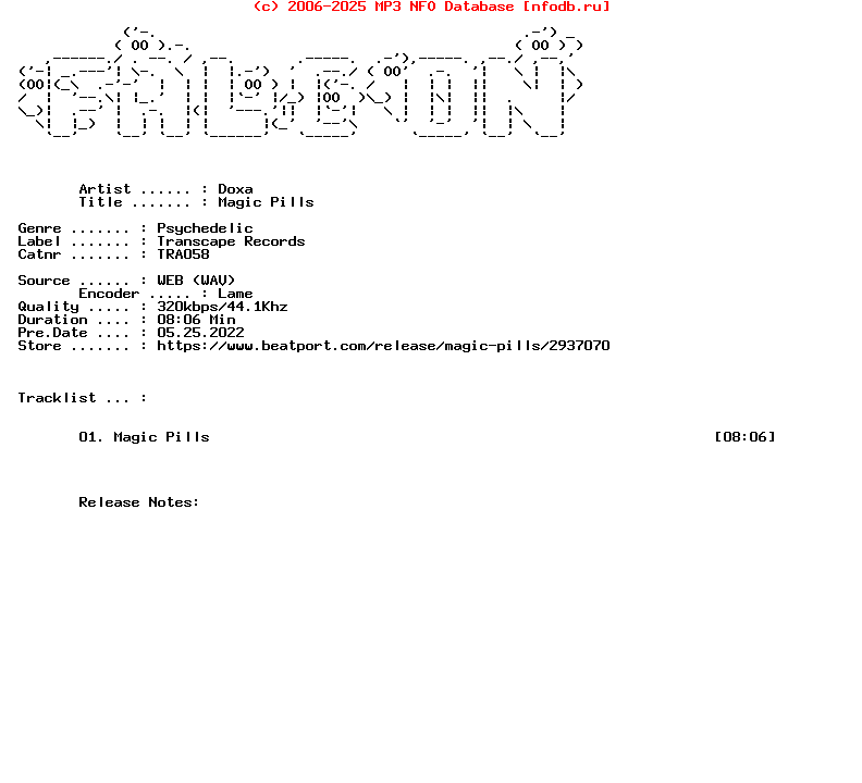 Doxa-Magic_Pills-(TRA058)-Single-WEB-2020-FALCON