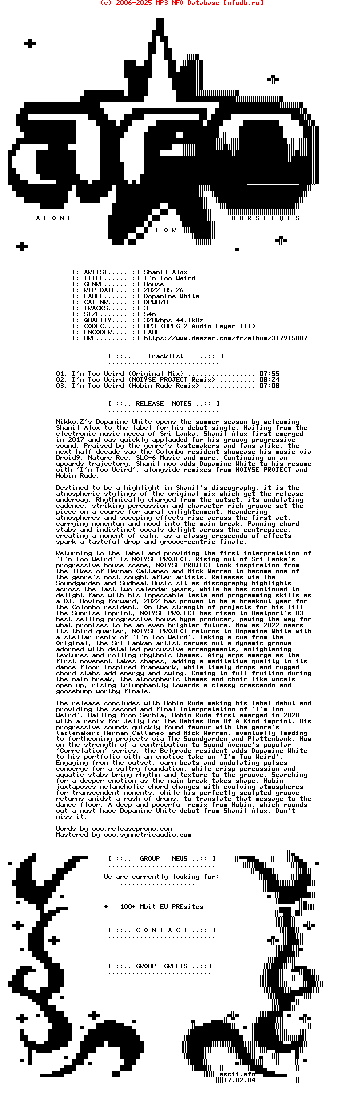 Shanil_Alox-Im_Too_Weird-(DPW070)-WEB-2022