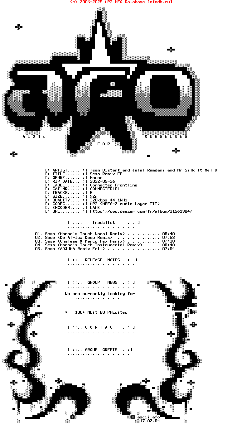 Team_Distant_And_Jalal_Ramdani_And_Mr_Silk_Ft_Mel_D-Sesa_Remix_Ep-(CONNECTED101)-WEB-2022