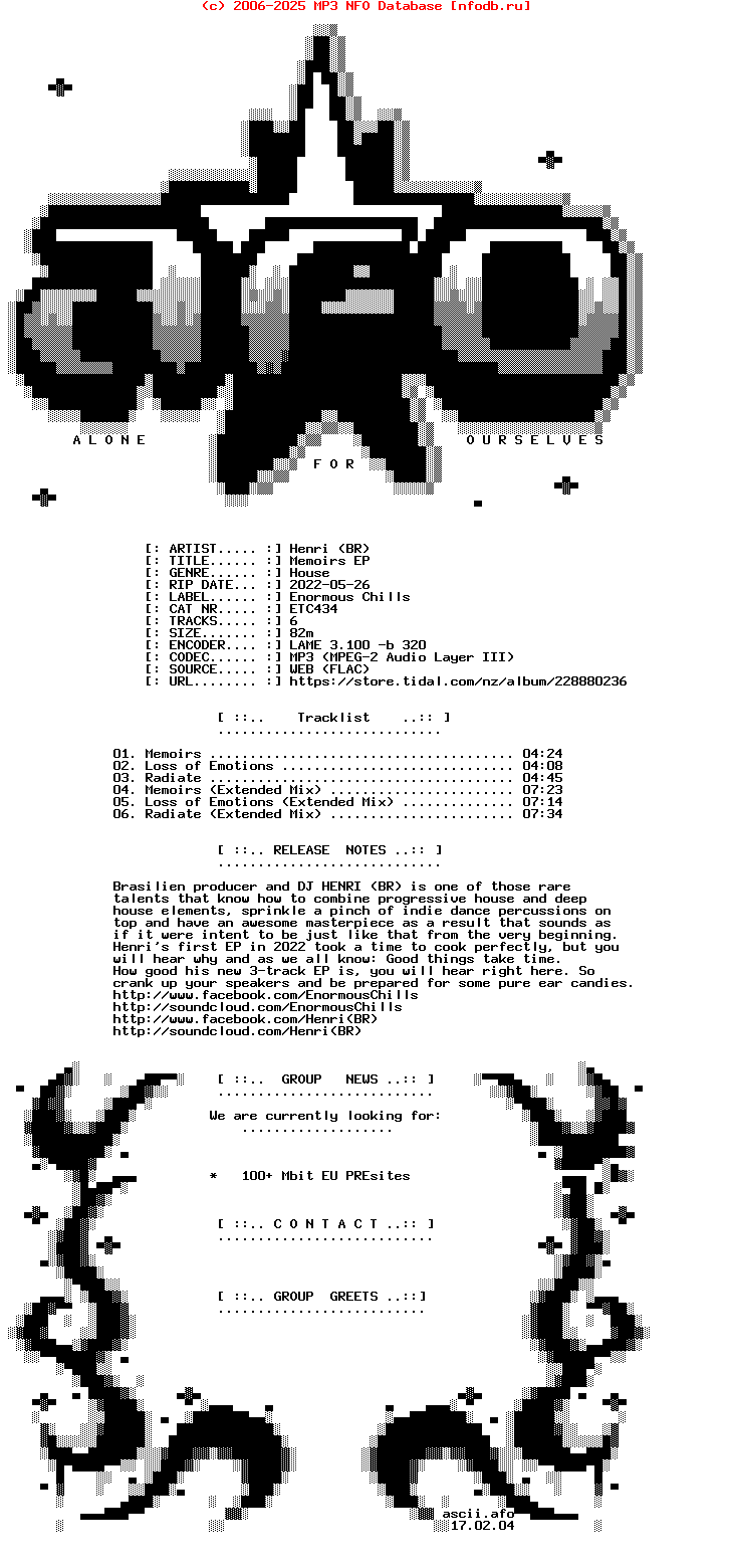 Henri_(BR)-Memoirs_Ep-(ETC434)-WEB-2022