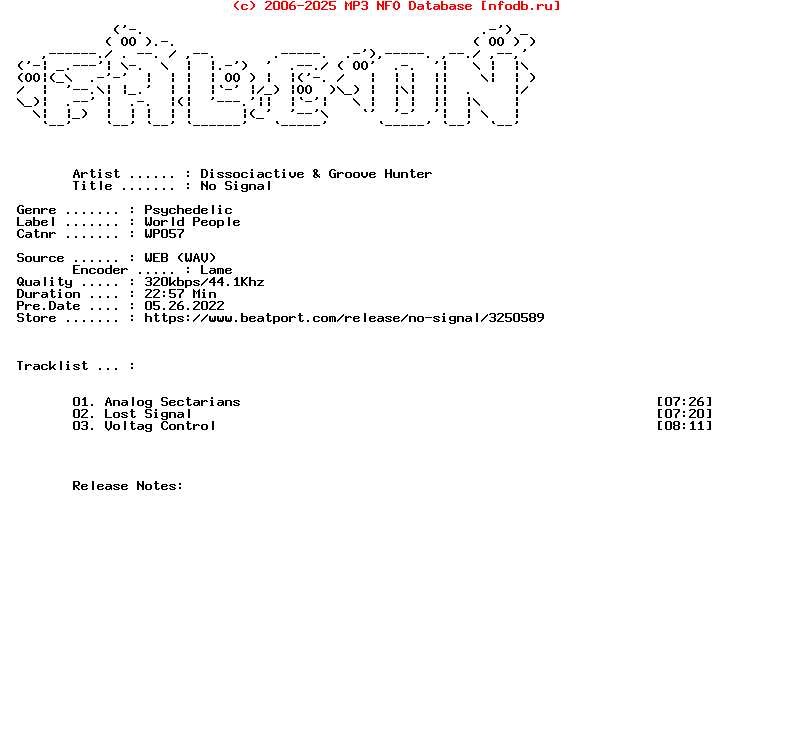Dissociactive_And_Groove_Hunter-No_Signal-(WP057)-WEB-2021-FALCON