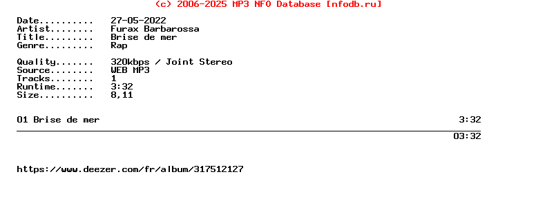 Furax_Barbarossa-Brise_De_Mer-Single-WEB-FR-2022