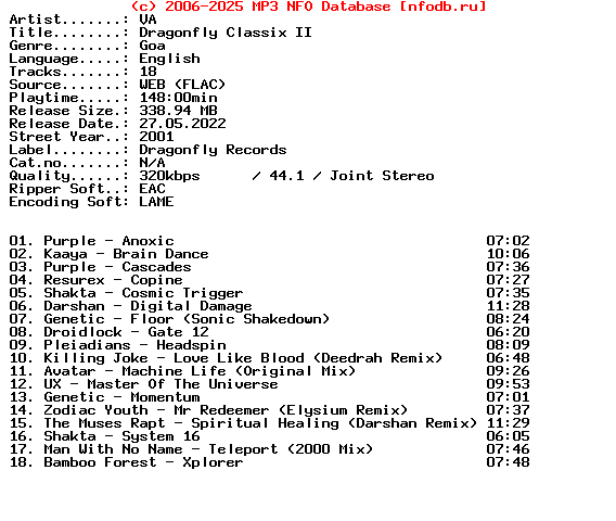 VA-Dragonfly_Classix_Ii-2001-XTC