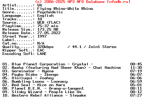 VA-Flying_Rhino-White_Rhino-1997-XTC